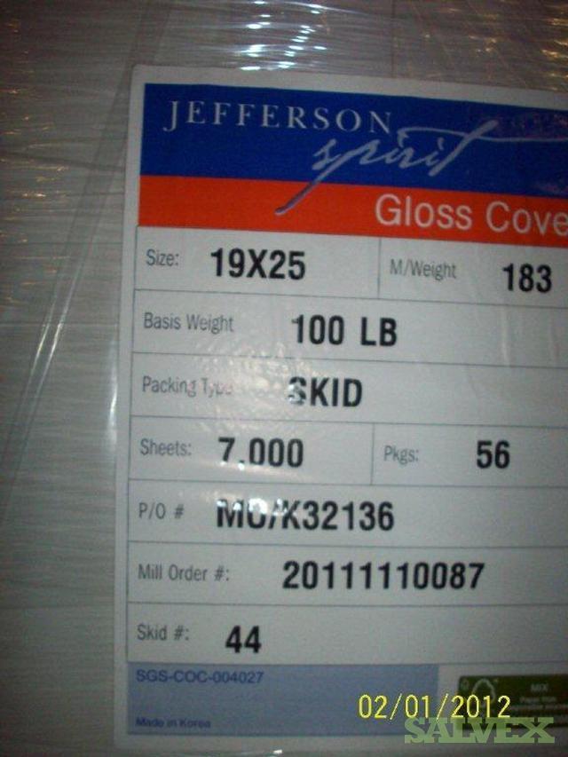 Gloss Text White Paper Salvex