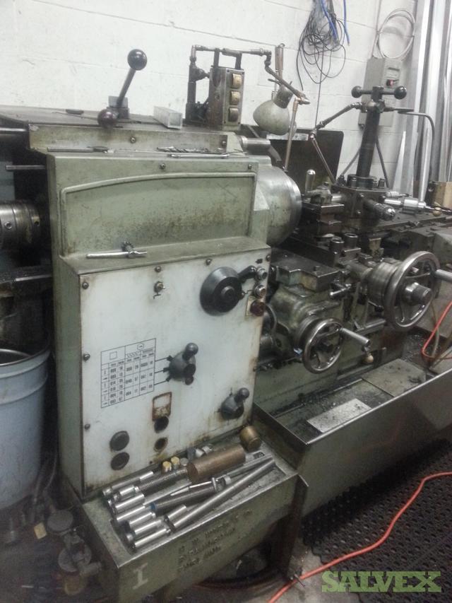 TURRET LATHE, WARD, 3 DB CAPSTAN LATHE with BAR FEEDER Salvex