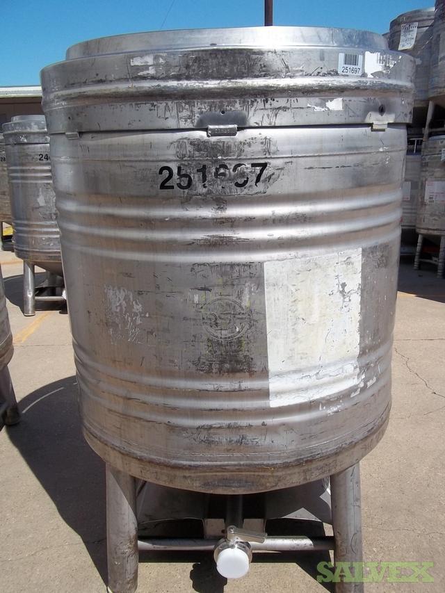 Stainless Steel Food Grade Steel Aseptic Totes Capacity 800 Liner QUICK SALE Salvex