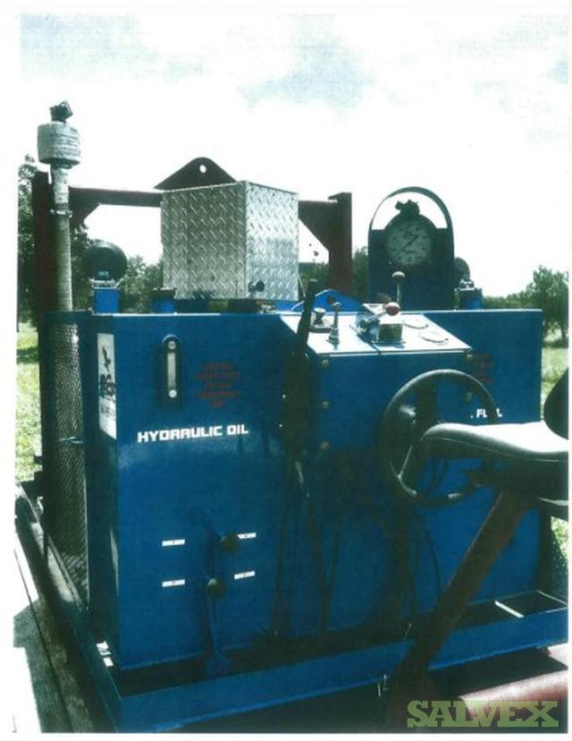 Deutz Single Drum Wireline Units 3/16" Braided Line Skid Mounted with