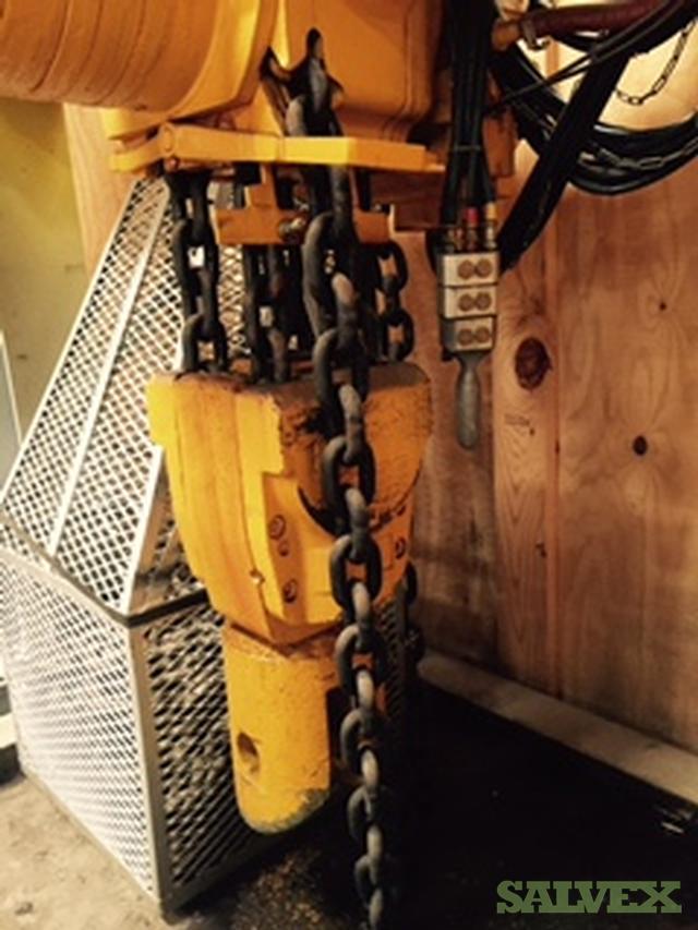Beebe HL5045 Winch Operated BOP Hoists 50 Ton (2 Units) Salvex