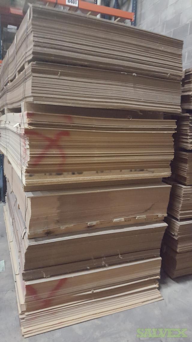 Hardboard Sheets Utility Grade 1/8 48x96" 1100 Sheets Salvex