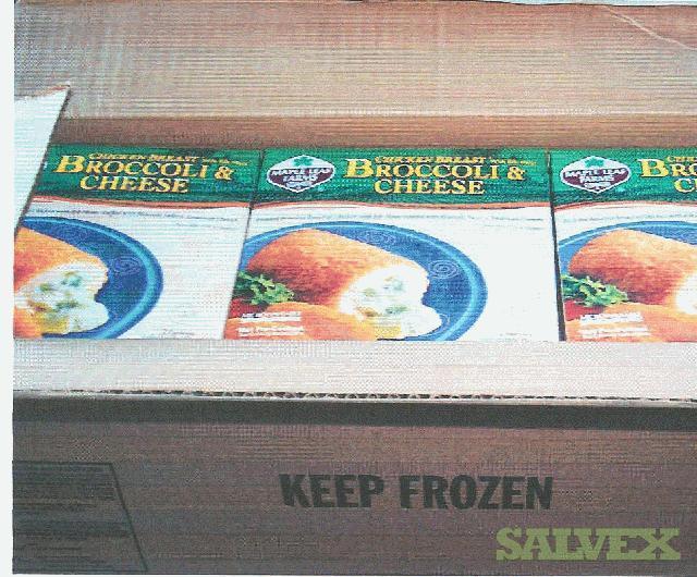 Chicken Cordon Bleu & Broccoli and Cheese Frozen Foods Salvex