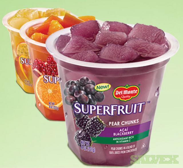 Del Monte SuperFruit Fruit/Juice Cups Salvex