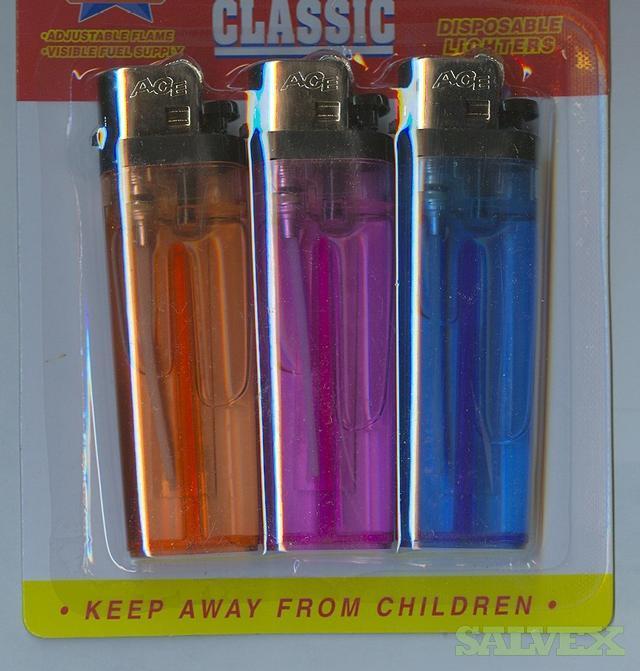 Disposable Cigarette Lighters3 Pack Salvex