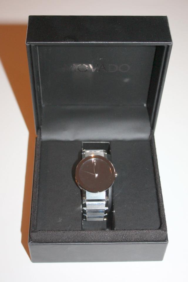 Movado Men's Mirror Face Stainless Steel Watch Salvex