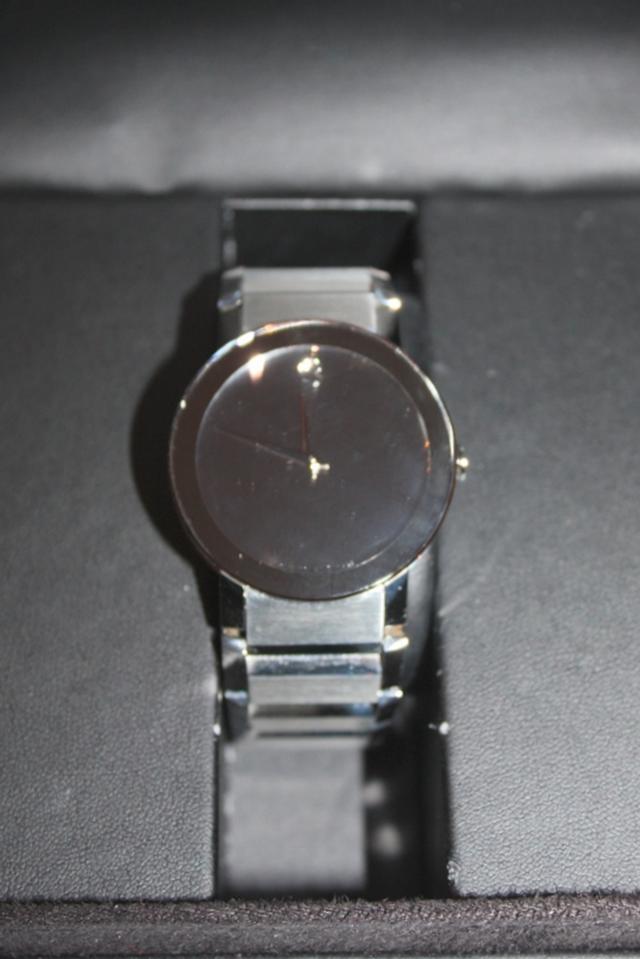 Movado Men's Mirror Face Stainless Steel Watch Salvex