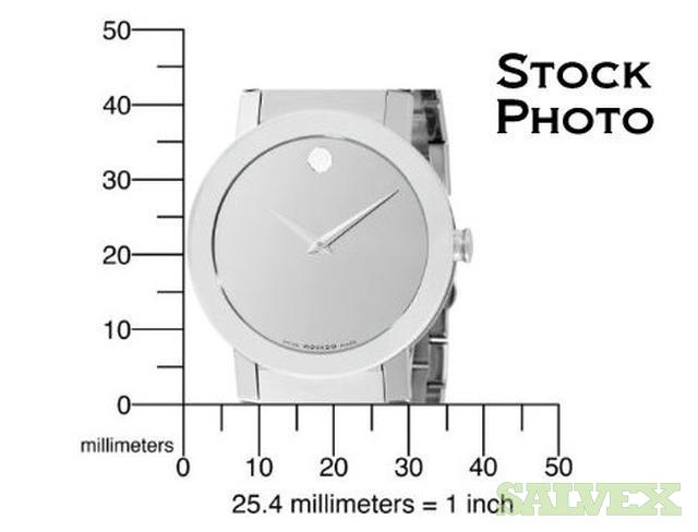 Men's movado outlet mirror face watch