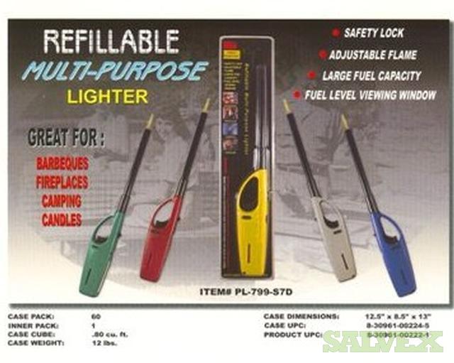 Refillable MultiPurpose Lighters Salvex