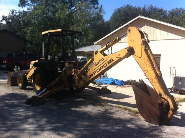 Ford 555d backhoe battery #10