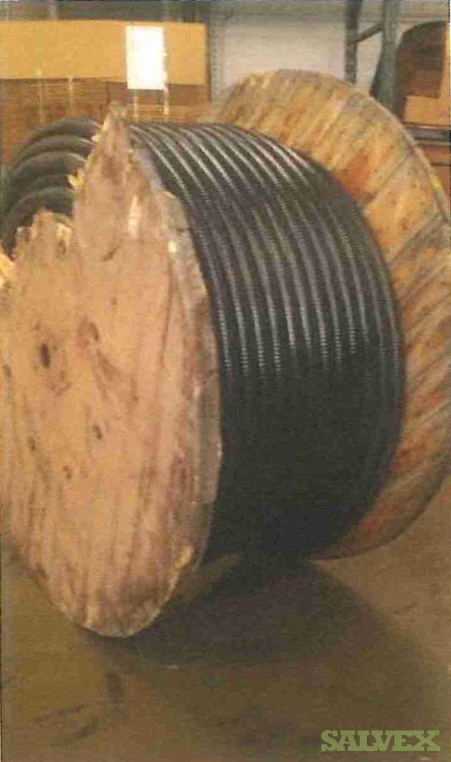 One Reel of Insulated Commercial Copper Cable 1115 feet