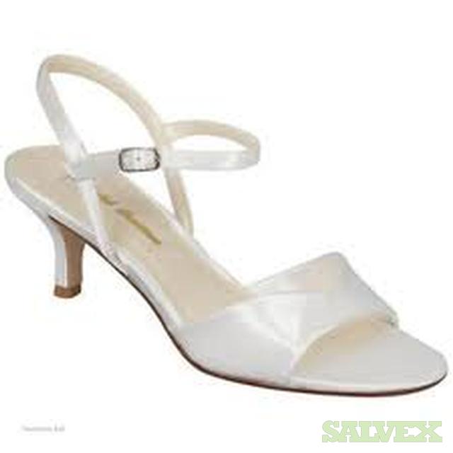 childrens ivory satin shoes