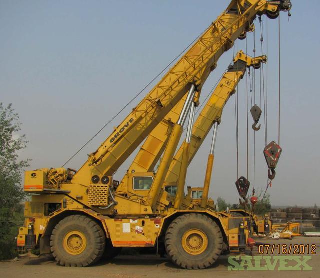 Mobile Hydraulic Cranes 1983 Grove Salvex
