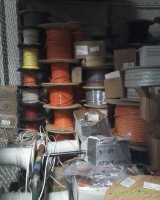 Surplus Fiber Optic Cable and Related Materials Salvex