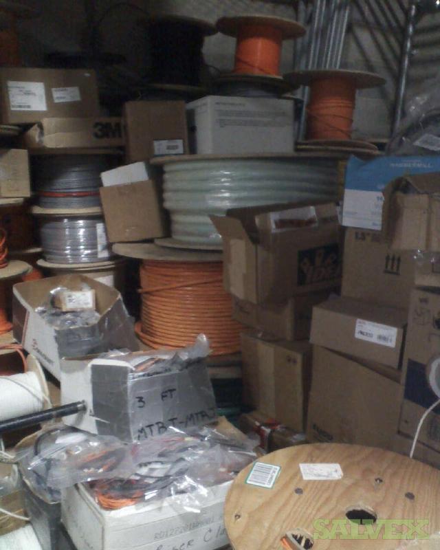 Surplus Fiber Optic Cable and Related Materials Salvex