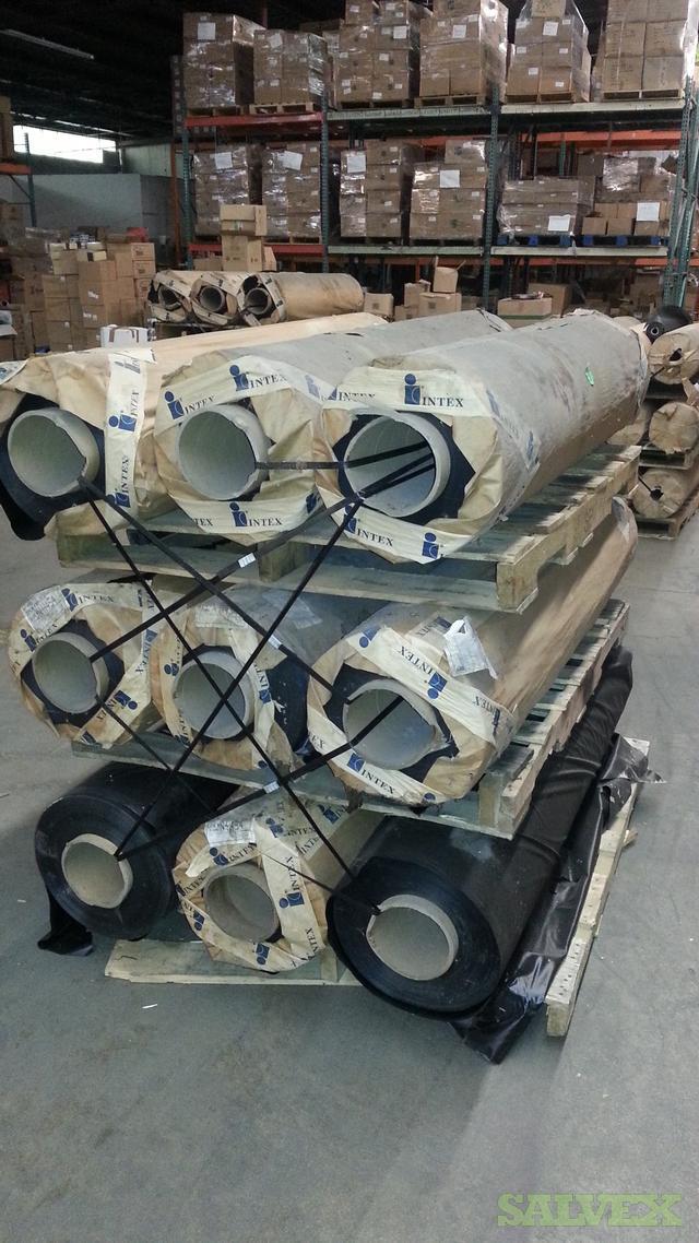 Fabric Rolls Vinyl & Mesh in Black and Gray Salvex