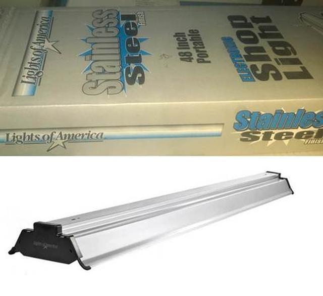 Light of America Stainless Shop Lights Salvex