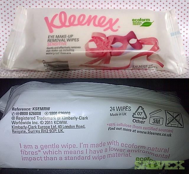 Kleenex Eye MakeUp Removal Wipes 24 Count Pack Salvex