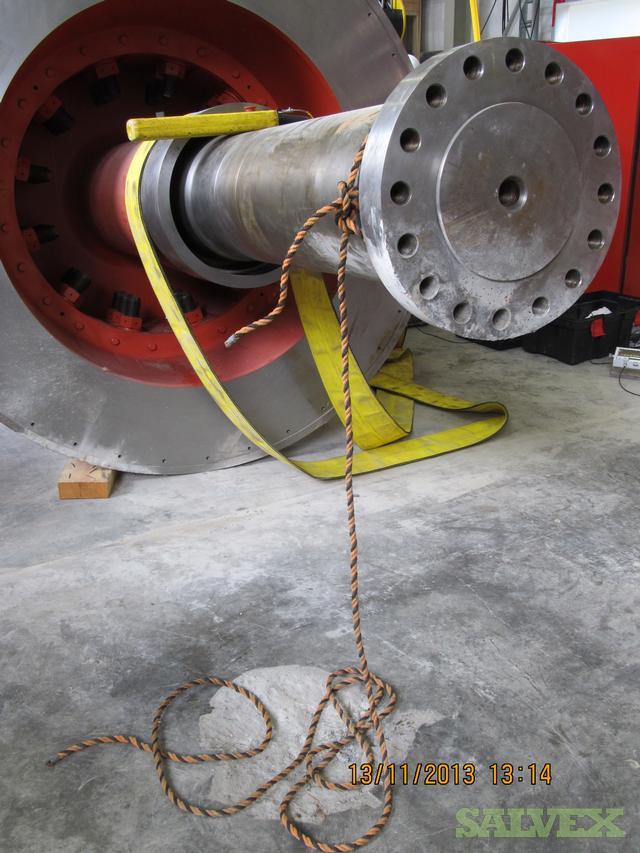 Damaged Rotor for Hydroelectric Power Generation | Salvex