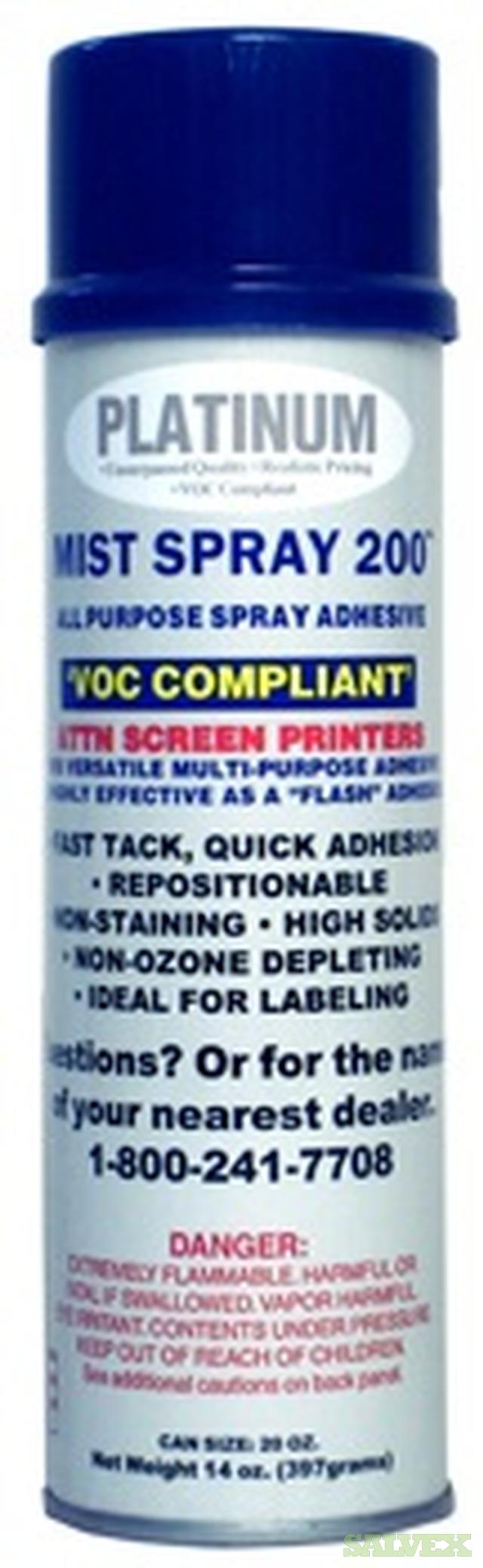 Spray Adhesive Gluey & Platinum (1,962 Cases) Salvex