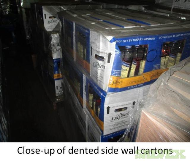 DaVinci Syrup, Smoothie and Liquor Bottles (1582 Cartons) Salvex