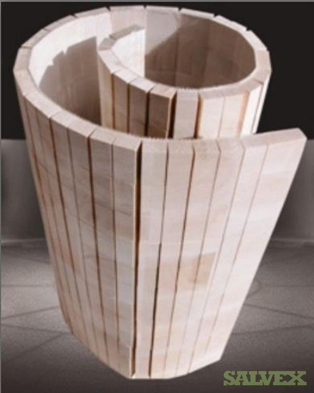 Balsa Wood End Grain Scrim 18,500 Pounds / 7,737 Sq. Meters Salvex