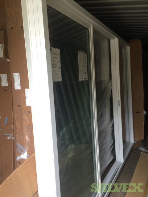 Triple Panel Patio Sliding Doors 108 X 80 Salvex