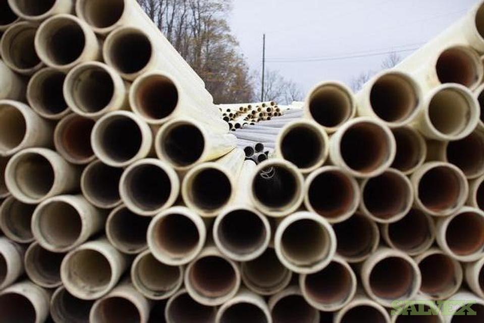 8" Yelomine IPS PVC Pipe 20 ft (Kenedy, TX) Salvex
