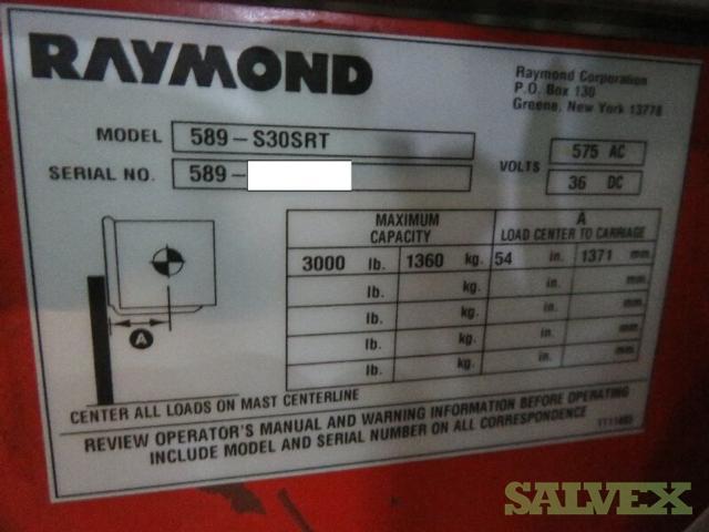 raymond forklift year by serial number