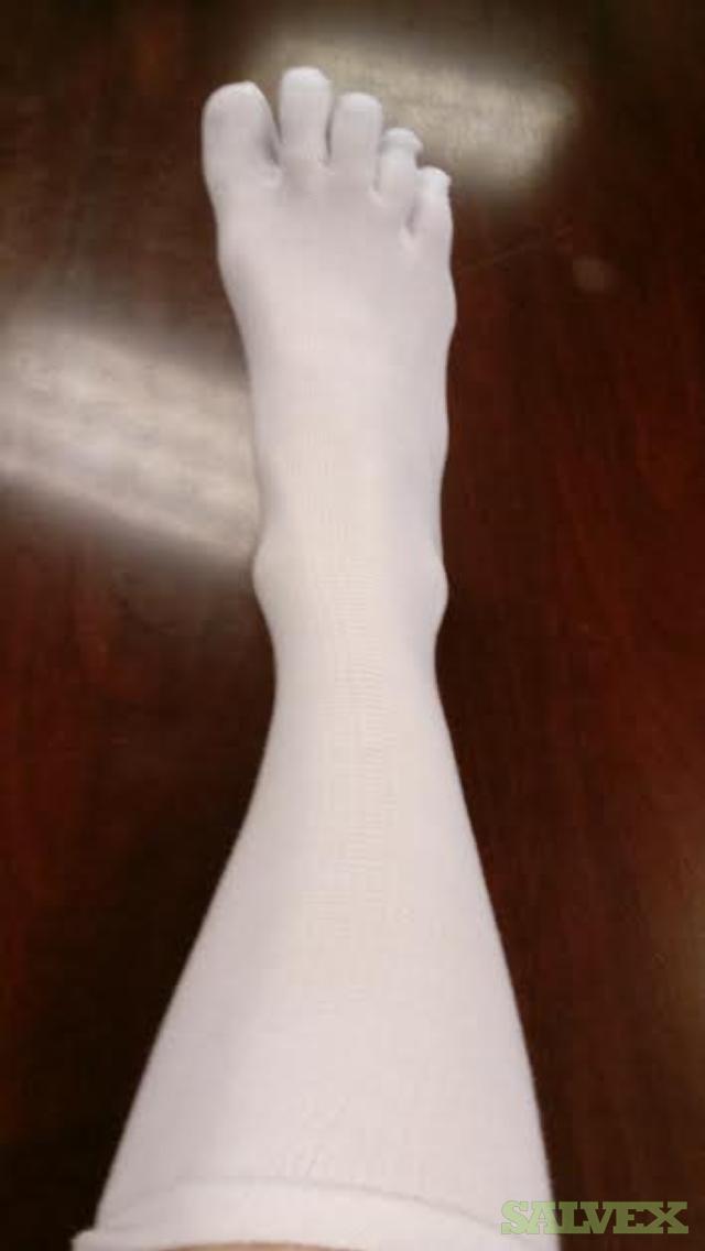 White Toe Socks (3840 Pairs) | Salvex