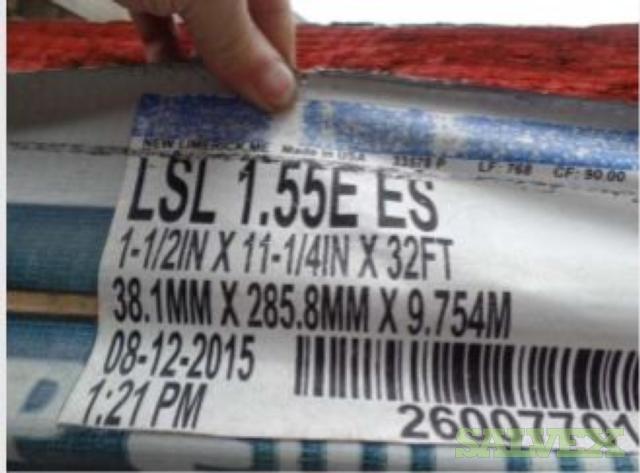 Lp Lsl LP SolidStart LSL Floor Beams 1.55E ES 1-1/2