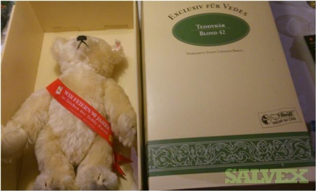 Steiff Original Teddy Bear Keyring ANA in-flight sales Limited Gift Without Box 