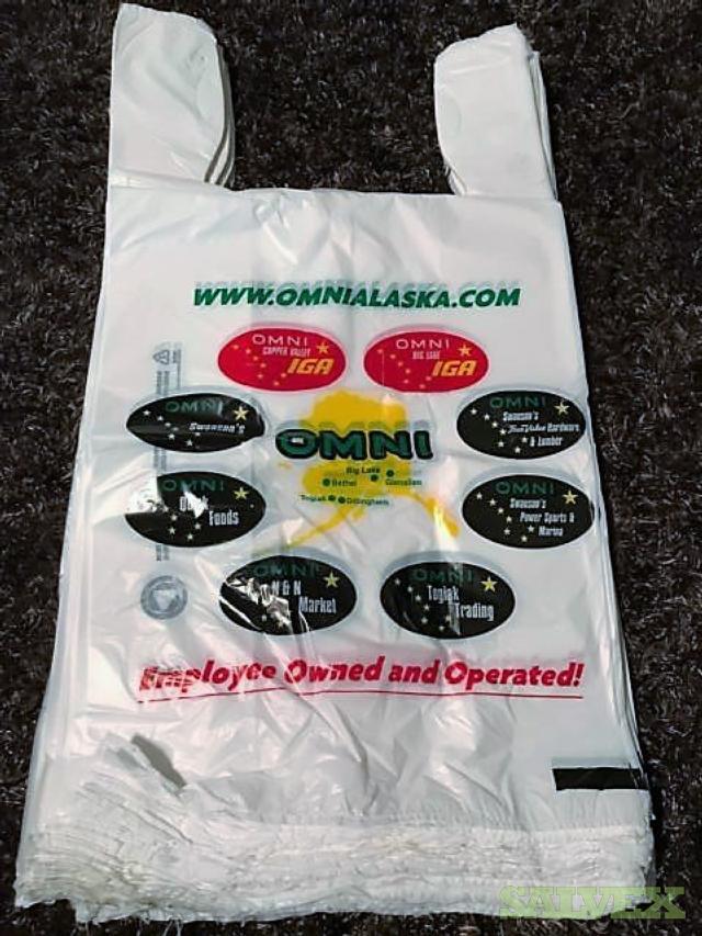 White HDPE Deli Bags, Clear Vented Produce Bags, Post Consumer Recycle