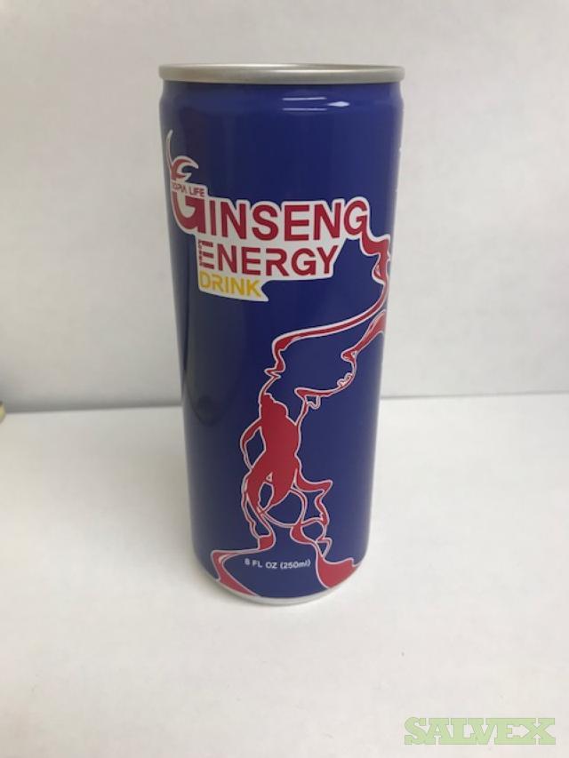 Korean Ginseng Energy Drink 8oz 25 Pallets Salvex