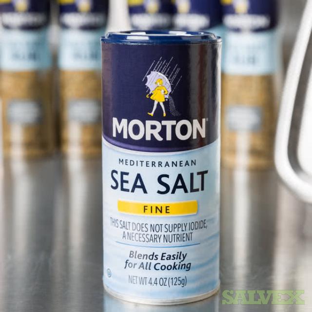 Morton 17.6 oz. Fine Mediterranean Sea Salt (123000 Units) Salvex