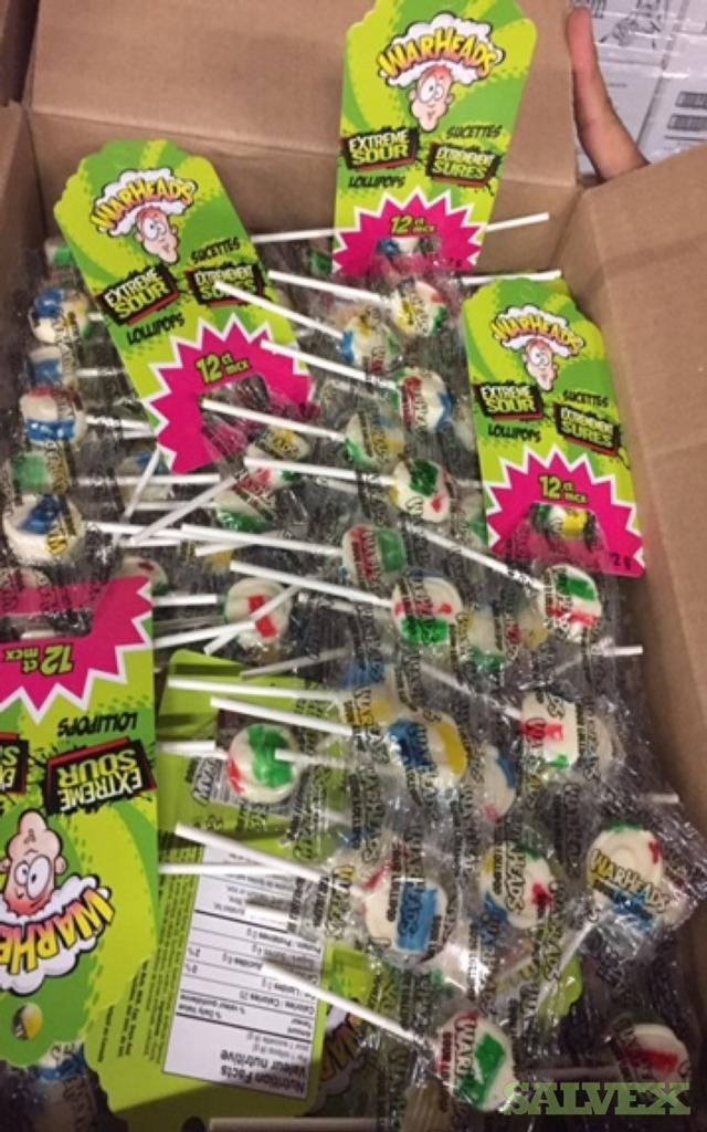 Warheads Extreme Sour Lollipops (550 Cases) | Salvex