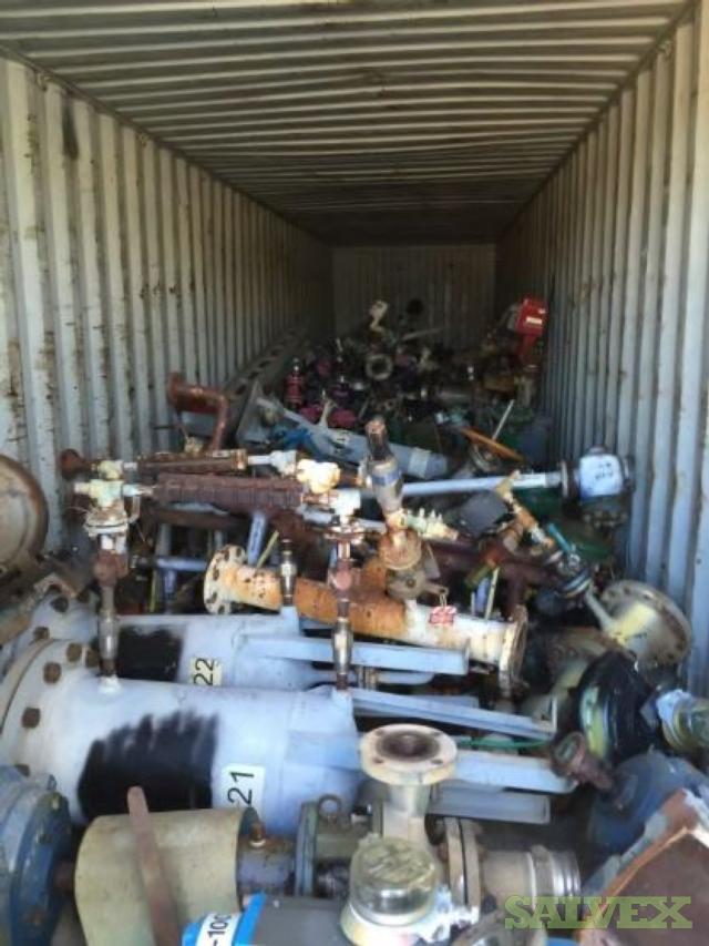 Shipping Containers with Dismantled PVC Plant Parts (34 Containers