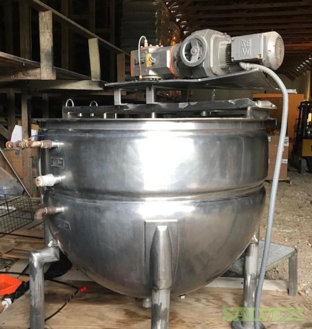 Cleveland Double Jacketed Steam Kettle 300 Gallon Salvex