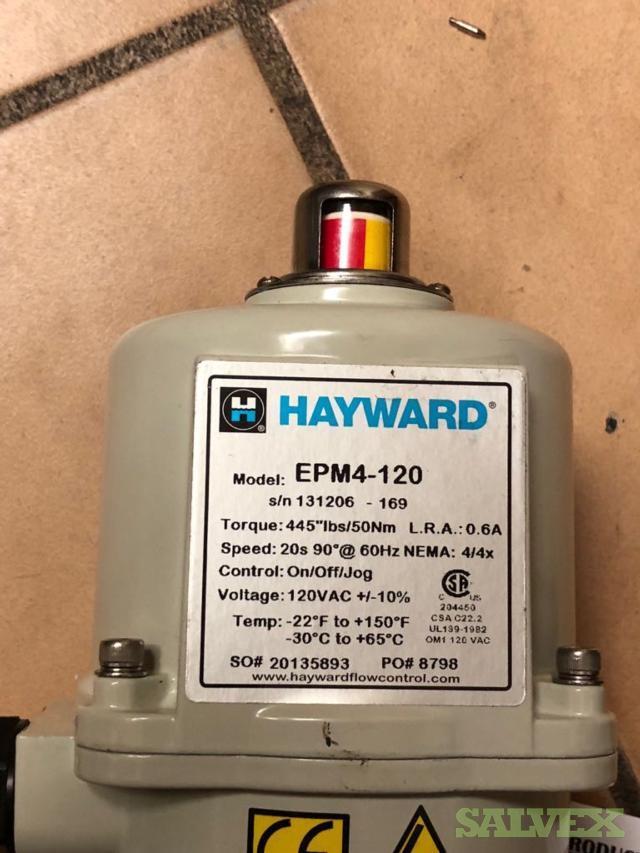 Hayward EPM412 Electric Actuators for Use with Hayward Ball/Butterfly Valves (5 Units) Salvex