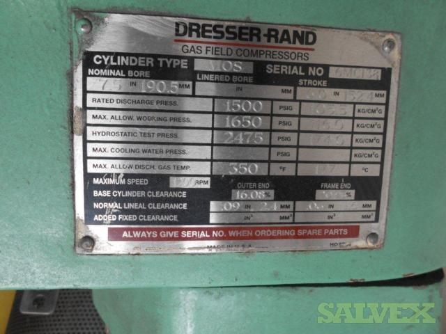 Dresser Rand Gas Field Reciprocating Compressors 2 Units Salvex