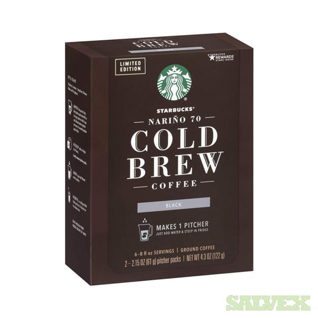 Starbucks Narino 70 Cold Brew 11/2018 Dating Retail Packed 6 Pallets