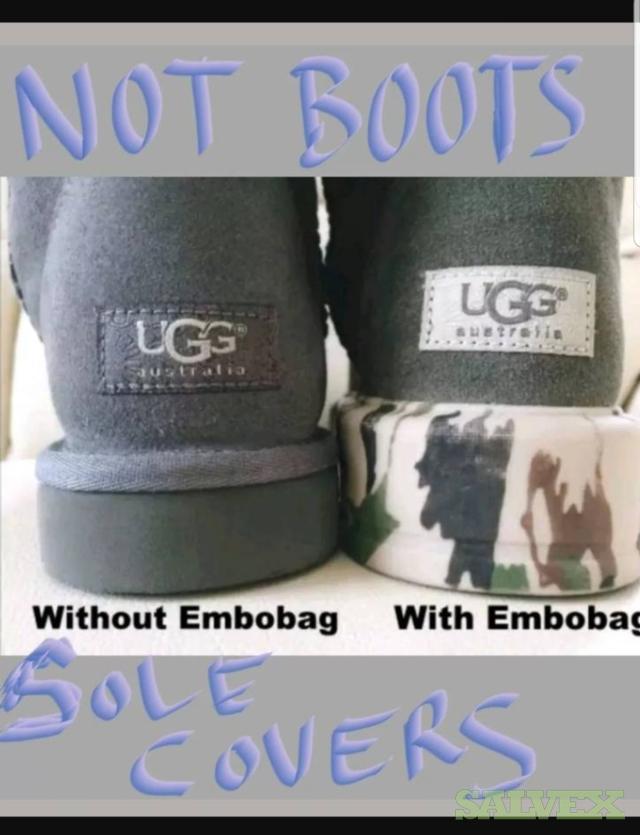 Ugg Boots Sole Covers ONLY - 9,000 Pairs /20 Pallets | Salvex