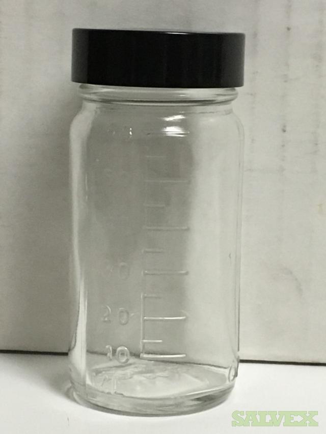 QORPAK GLC-01493 Round Grad Bottle Beaker W/ Cap 60 ml (22 Cases of 48 Units)