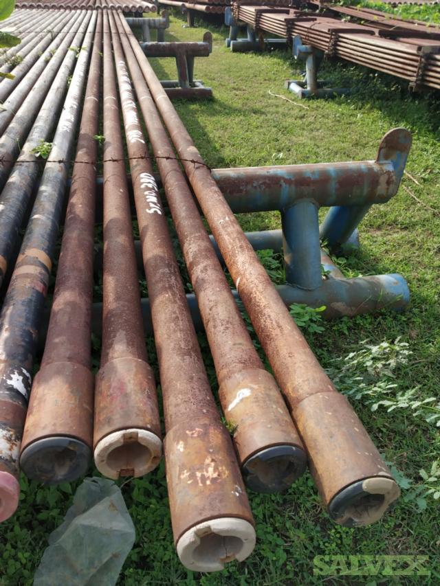 2 7/8" 6.50 N80 EUE R2 Surplus Tubing (150 Feet / 10 Metric Tons) Salvex