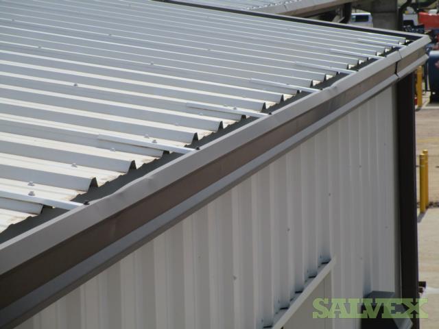 26 Gauge R-Panel Roofing Scrap (8,500 Lbs) - Hail Damage | Salvex