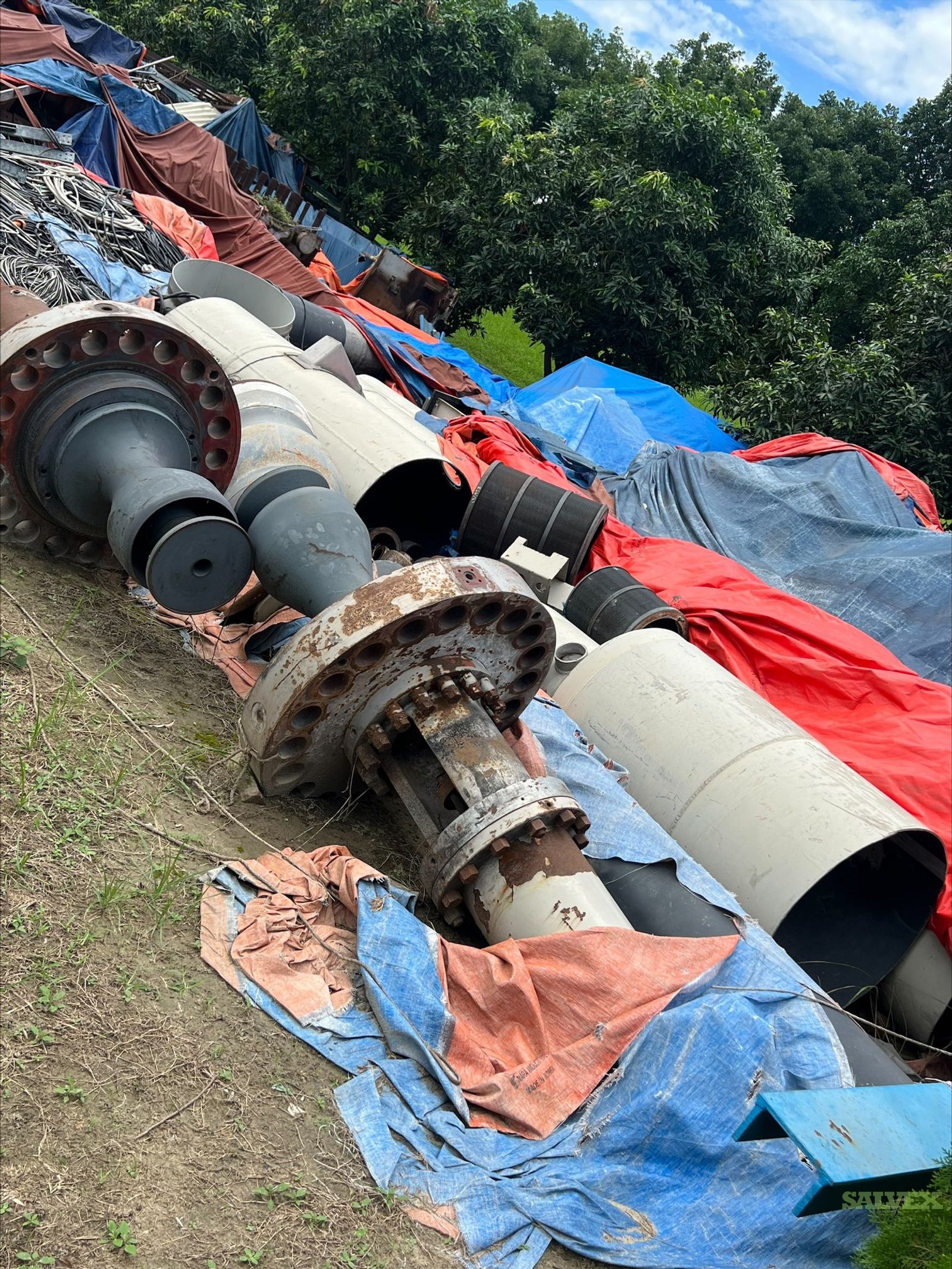 Scrap Parts - from Damaged Steam Turbine (490 Tons) 