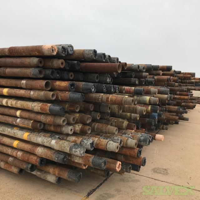 4" 28.24 S135 XT39 Used Drill Pipe (1,140 Feet / 15 Metric Tons) Salvex