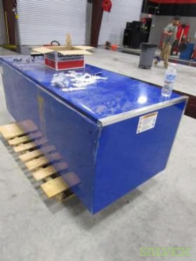 Snap On Tool Box with 4 Sections 24" FourDrawer Masters Series Locker (Royal Blue) /72" 15