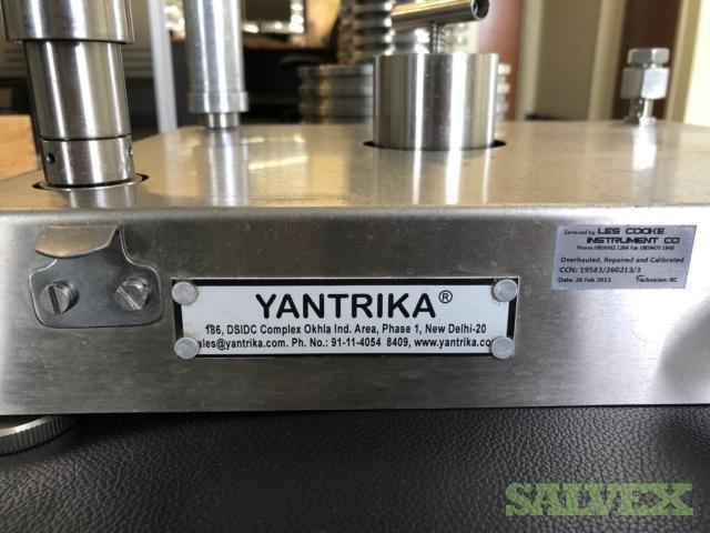 Yantrika Brand Dead Weight Tester DWT 300 Dual Range, Industrial Pressure Calibrator (1 Unit) 