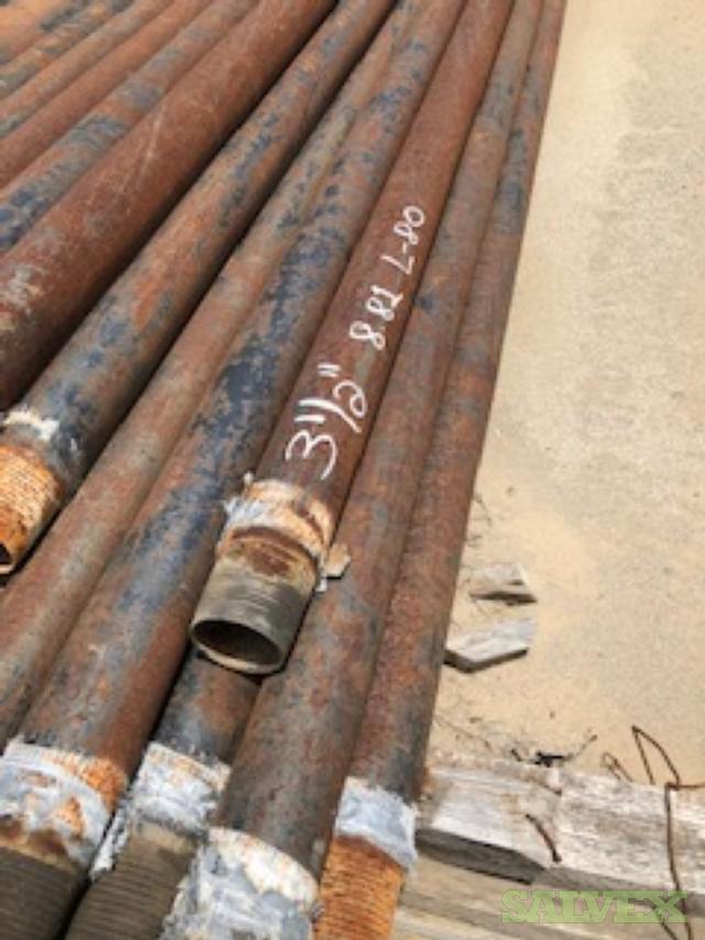 3 1/2" 8.81 L80 Surplus Tubing (1,524 Feet / 6 Metric Tons) Salvex